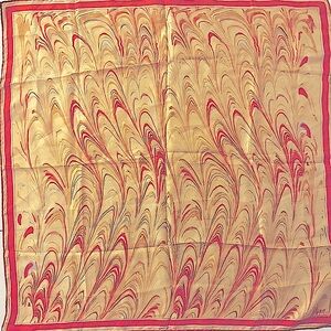Vintage Vera Newman Silk Print Scarf